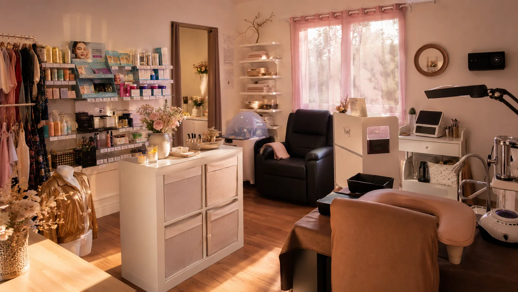 Site web Le Cocon de Sandra — présentation en ligne de l'institut de beauté